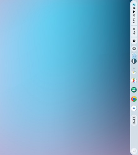Chromebook rotated screen using keyboard shortcut