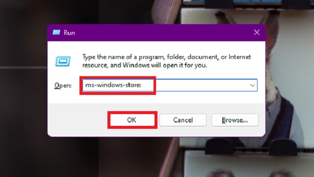 Run Microsoft Store