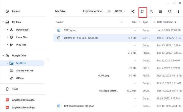 Google Drive Files