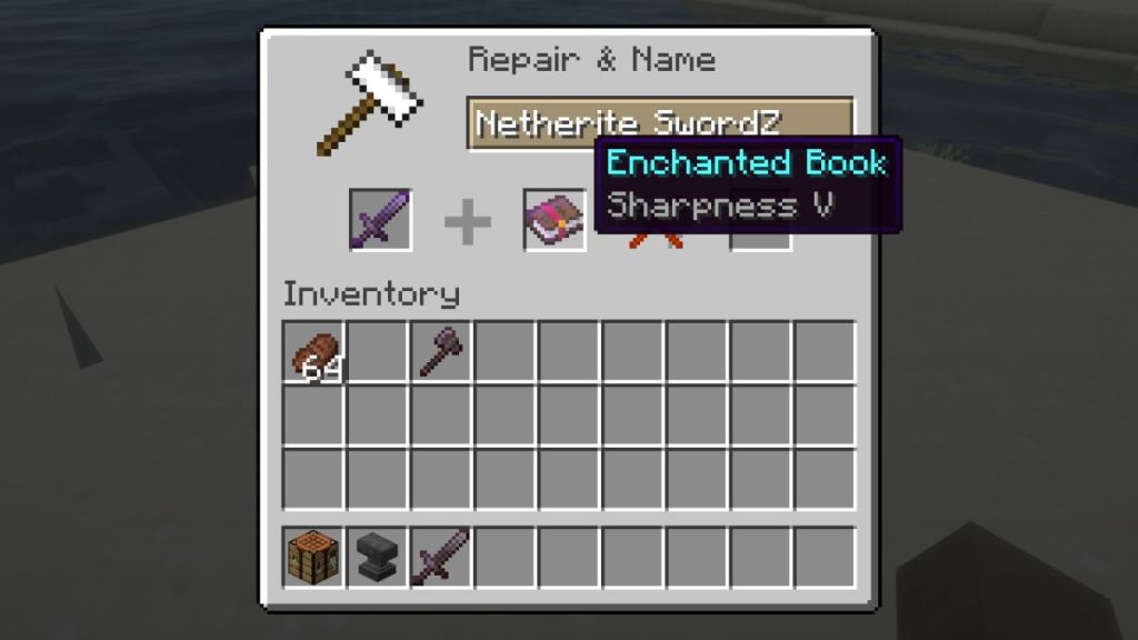 Sharpness not applied to sword with Smite in Minecraft