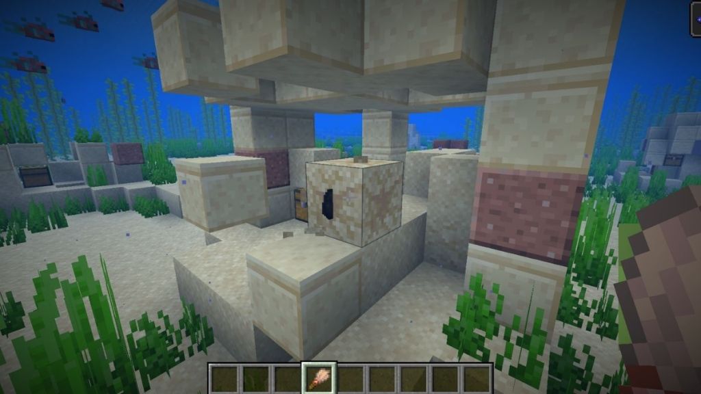 How to Brush Suspicious Sand in Warm Ocean Ruins