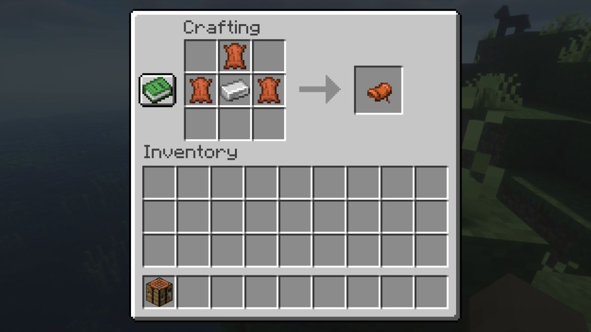 Minecraft Saddle Crafting Recipe