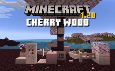 What is Cherry Wood in Minecraft 1.20