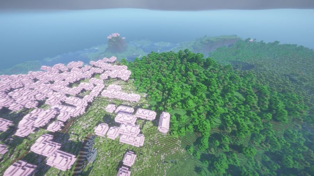 50-50 world in minecraft
