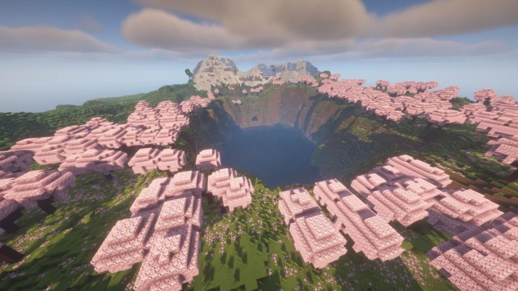 Cherry Blossom Lake