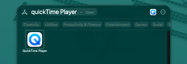 Opening-QuickTime-Player-in-Spotlight-Search