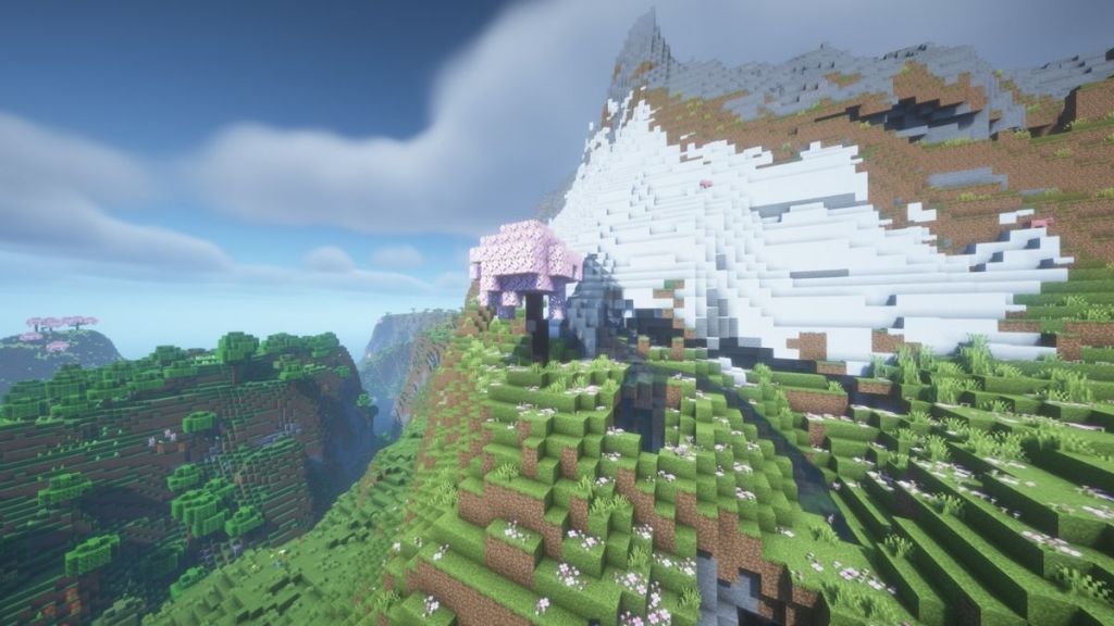 Opposite biomes together minecraft