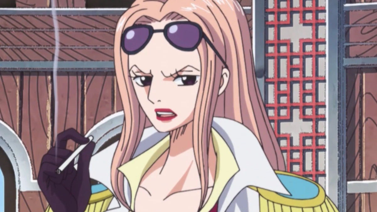 Rear Admiral Hina in One Piece