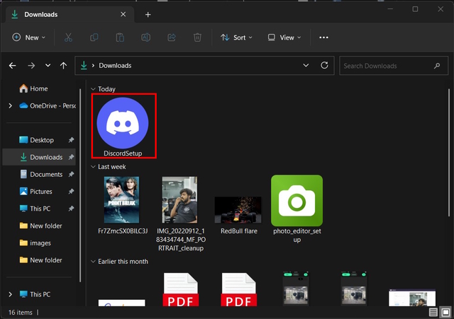 Reinstall Discord