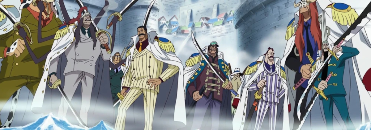 Vice Admirals in One Piece