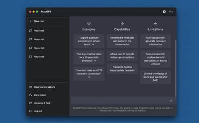 how to access chatGPT from mac menu bar