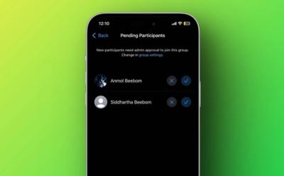 how to use the new participant approval feature in whatsapp groups