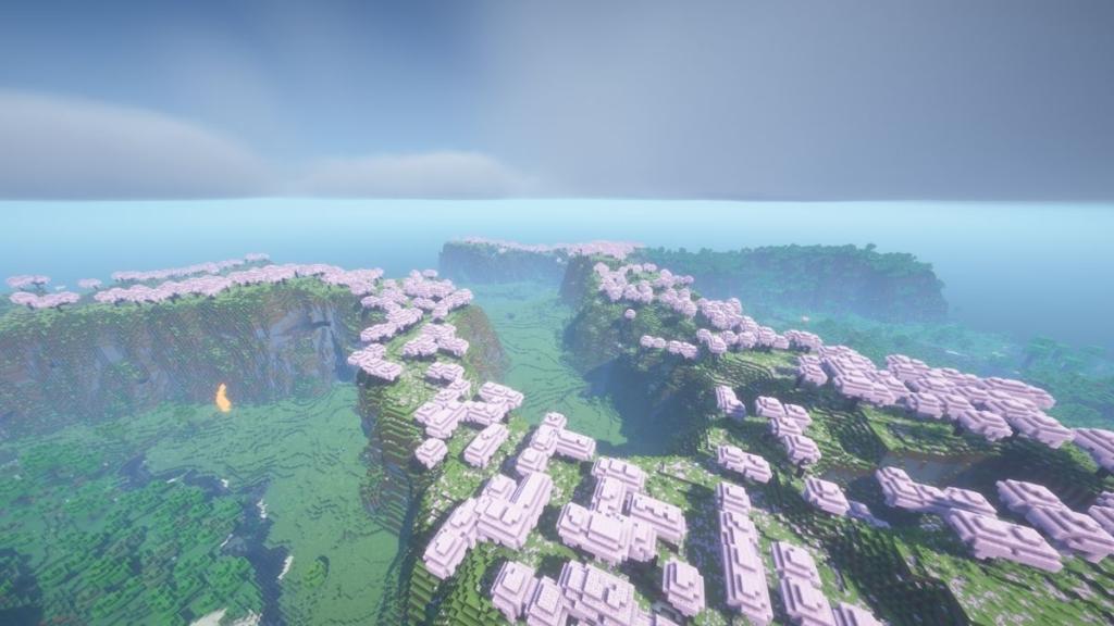 valley of patterned cherry blossoms