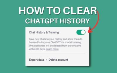 How to Turn off Chat History in ChatGPT