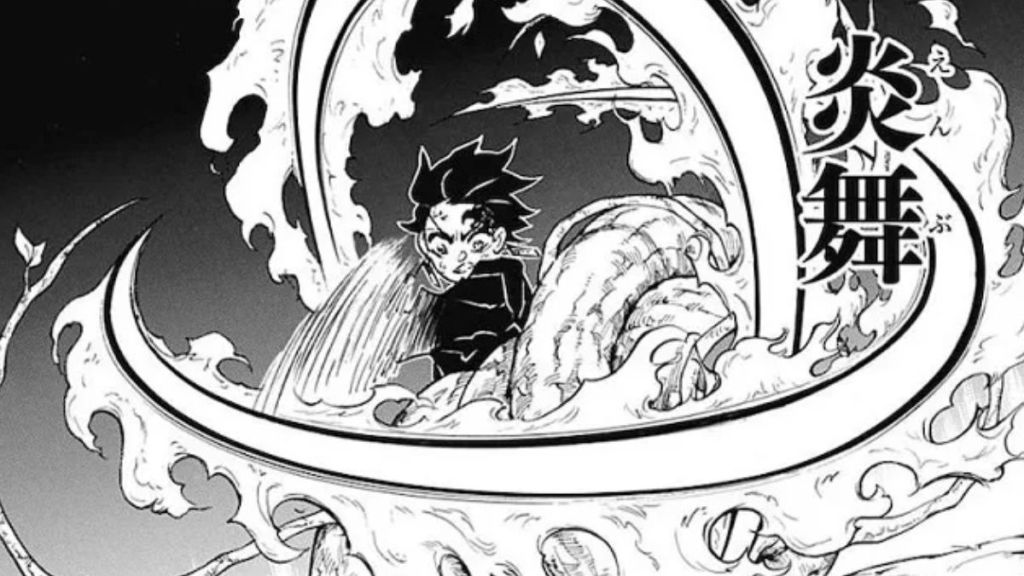 Flame Dance Form of Sun Breathing in Demon Slayer