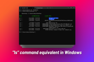 How to Use the "ls" Command Equivalent on Windows
