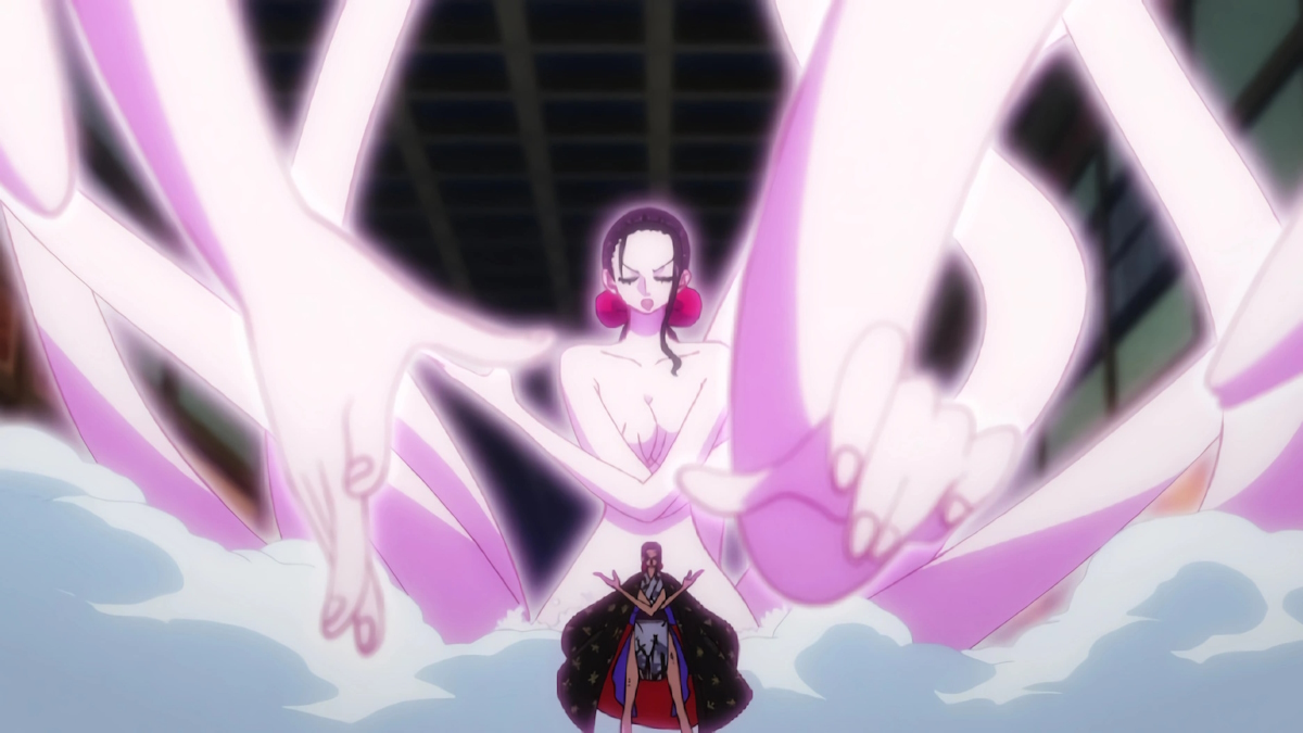 Nico Robin using Hana Hana no Mi