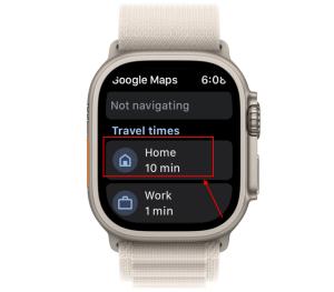 HOW TO USE APPLE MAPS ON APPLE WATCH visual data 5