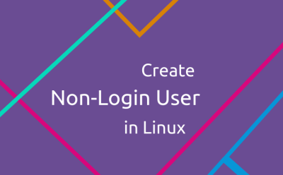 create non-login user in Linux