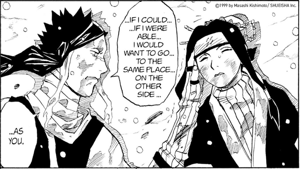 Haku's death in Naruto