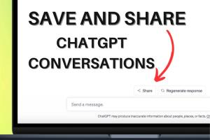 How to Save and Share ChatGPT Conversations
