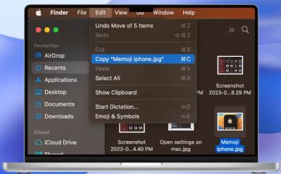 How to copy and paste on MacBook