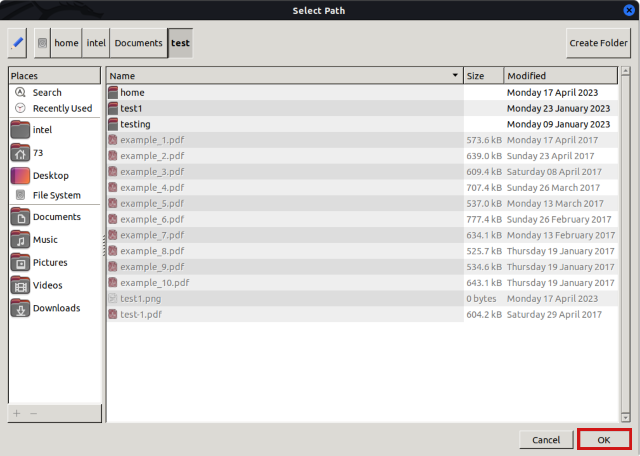 select the directory where you need to find and delete duplicates