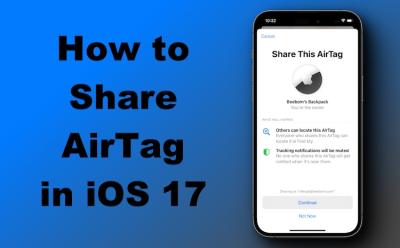 How to Share AirTag in iOS 17