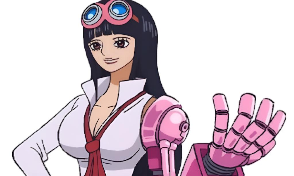 Ahiru with her cybernetic arm