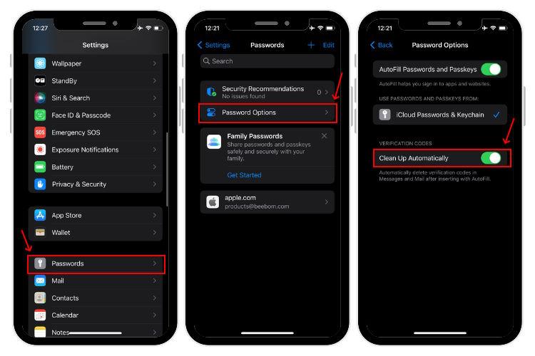 How to Automatically Delete Verification Codes in iOS 17 | Beebom