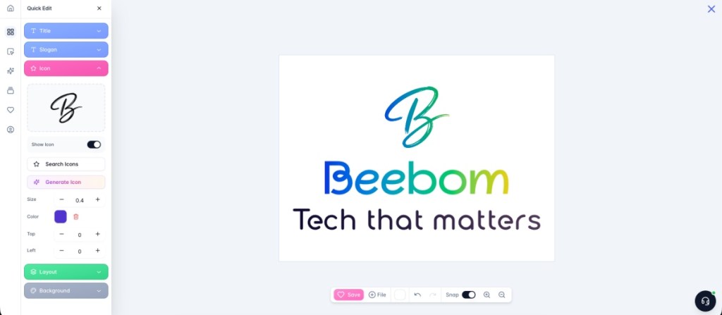 BrandMark AI Logo Generator Preview