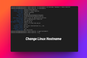 How to Change the Hostname in Linux