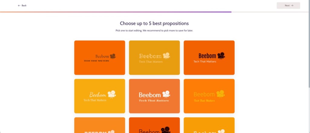 Designs AI logo generator preview image screenshot