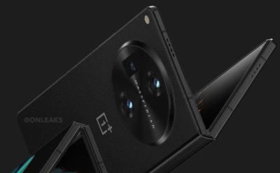 OnePlus Fold render as leaked by OnLeaks