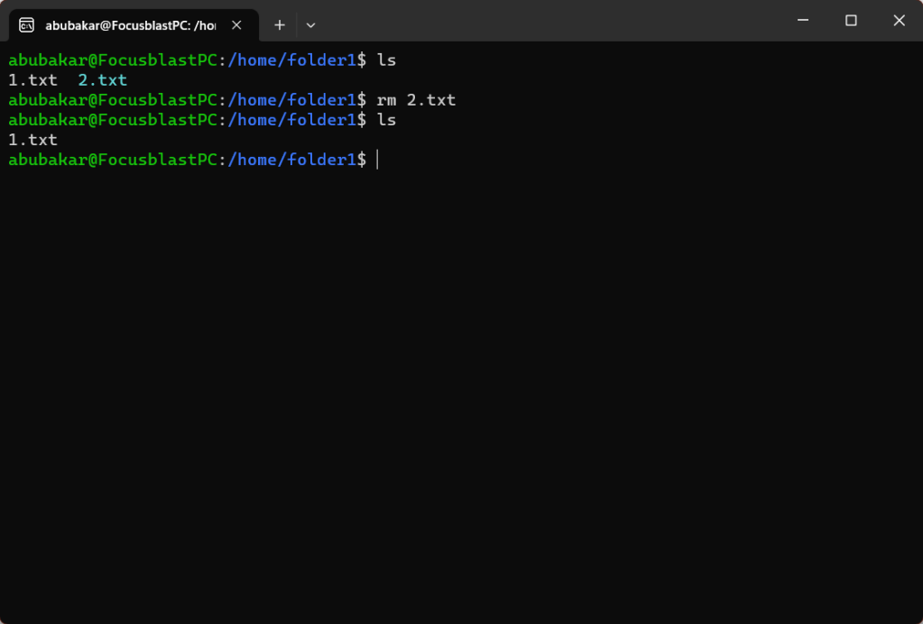 Remove the symlink