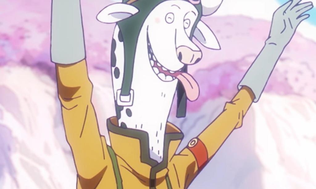 Ushiano celebrating Sabos' return in One Piece