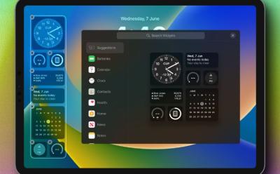 Add Widgets on iPad Lock Screen