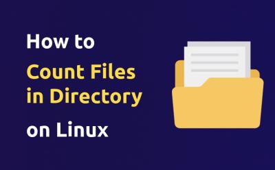 featured image for how to count files in Linux