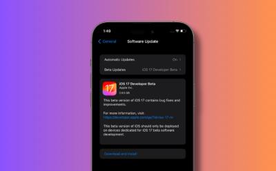download ios 17 beta on iphone