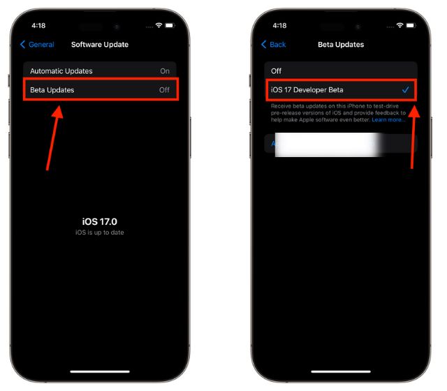 Install iOS 17 Beta