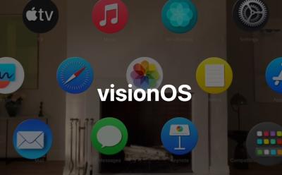 visionOS with apps in the background