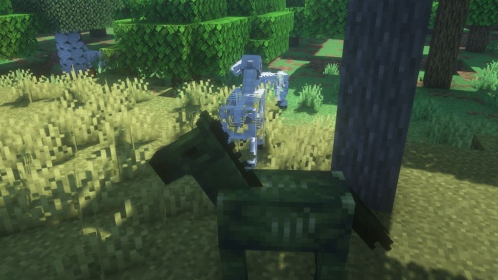 Can you breed skeleton and zombie horses in Minecraft
