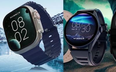 Hammer Active 2.0 smartwatch and Cyclone smartwatch are depicted here