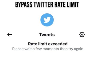 How to Bypass the Twitter Rate Limit