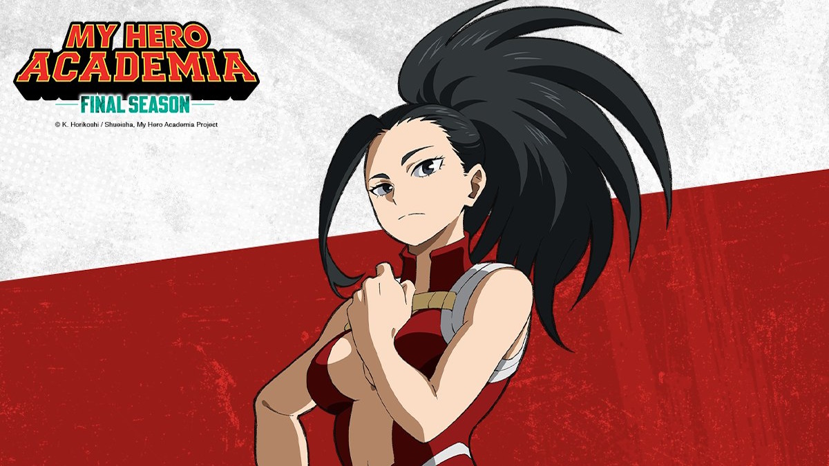 Momo in MHA final season poster