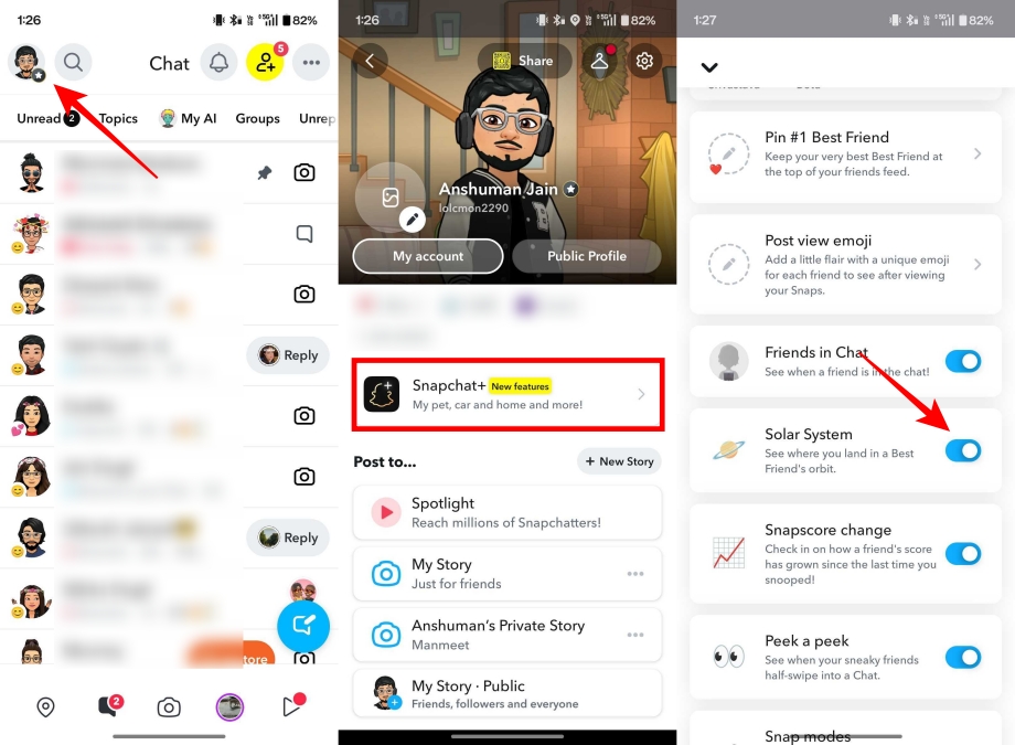 Steps to Enable Snapchat Planets