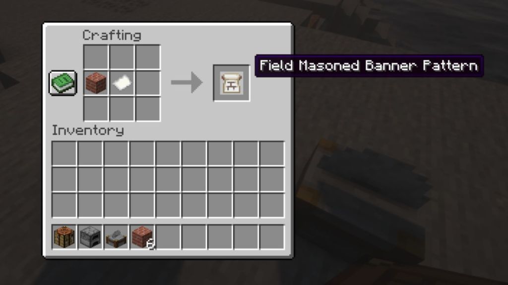Use Bricks to make Banner Pattern in Minecraft