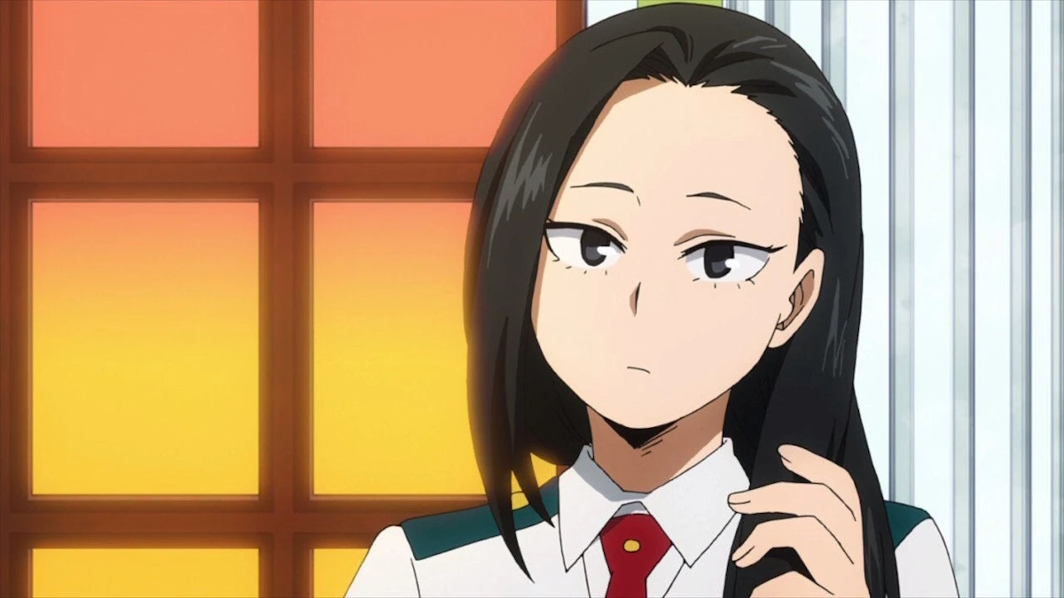 Momo in student uniform
