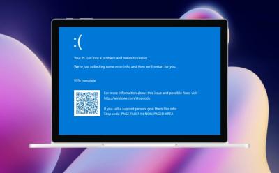 page fault in non paged area BSOD