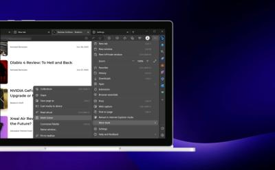 Microsoft Edge More Tools Menu